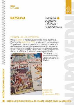 CICIBAN – 80 LET OTROŠTVA