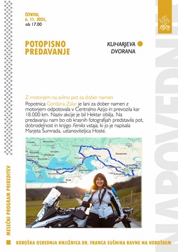 Z motorjem na svilno pot za dober namen