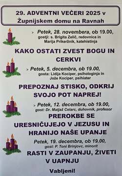 29. Advetni večer 2025