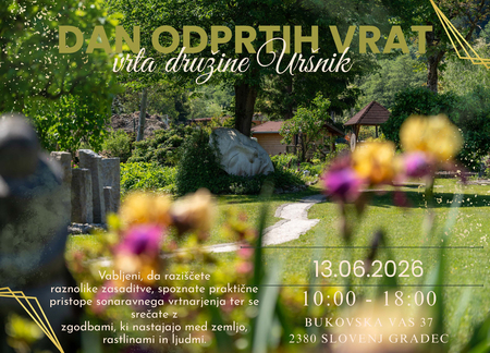 Dan odprtih vrat vrta družine Uršnik