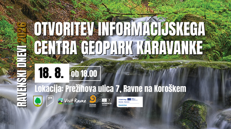 Otvoritev Informacijskega centra Geoparka Karavanke in premiera predstave Bica Gelca v živo - Ravenski dnevi 2026