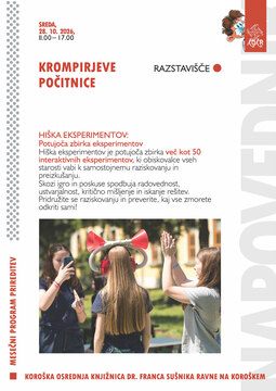 HIŠKA EKSPERIMENTOV: Potujoča zbirka eksperimentov