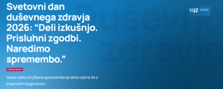 Dan duševnega zdravja obeležimo z zeleno pentljo