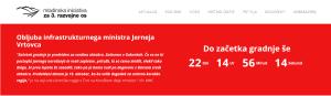 Odštevalnik časa se od prejšnjega tedna prikazuje na portalu Mladinske iniciative za 3. razvojno os www.hitronakorosko.si in na monitorju informacijskega centra na Ravnah na Koroškem. 
