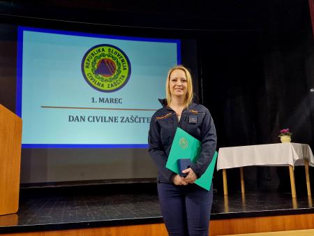 Med dobitniki priznanj tudi pripadnica civilne zaščite Ravne