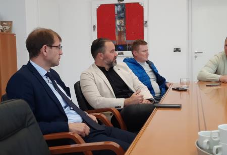 Župan dr. Tomaž Rpžen in požupana Peter Stočko in Andrej Erjavec