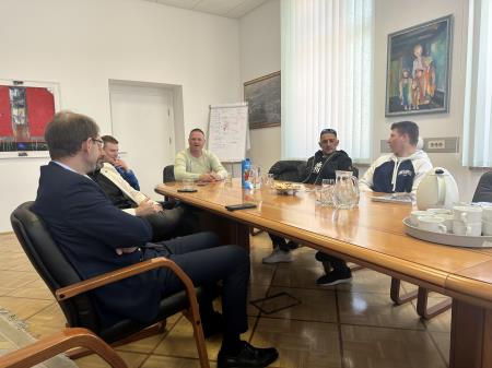 Sprejem za Roka Ažnoha 