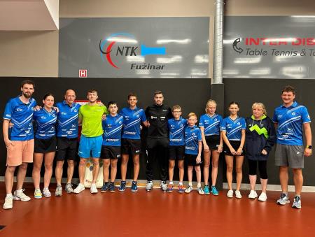 priprave najboljših slovenskih članov v namiznem tenisu