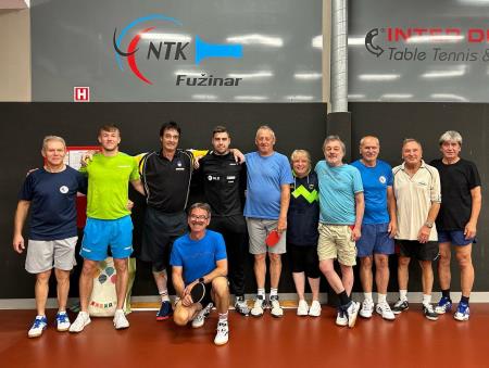 priprave najboljših slovenskih članov v namiznem tenisu