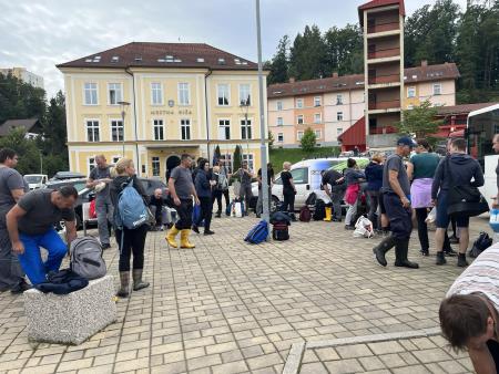 Prispela pomoč s Ptuja 