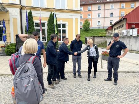 Prispela pomoč s Ptuja 