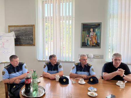 Obisk ministra za notranje zadeve in generalnega direktorja policije