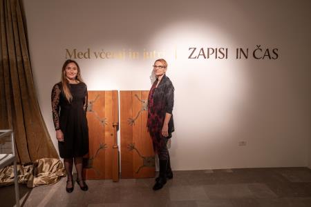 Avtorici razstave Simona Vončina in Simona Šuler Pandev