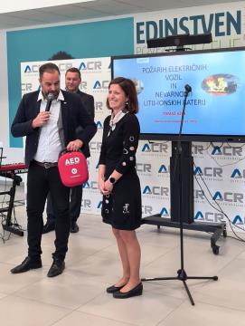 Podžupan Peter Stočko, ravnateljica Mateja Hovnik