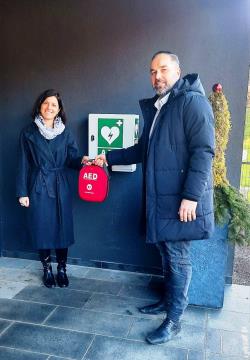 Podžupan Peter Stočko, ravnateljica Mateja Hovnik