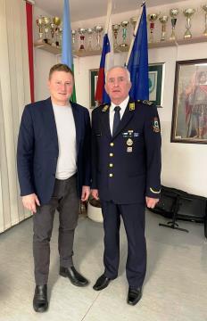 Podžupan Andrej Erjavec in Emil Pušnik 