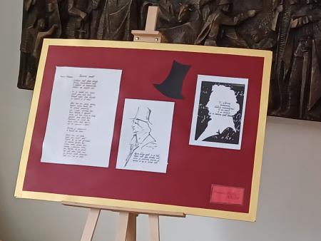 Na ravensko občino kaligrafske zapise Prešernovih verzov