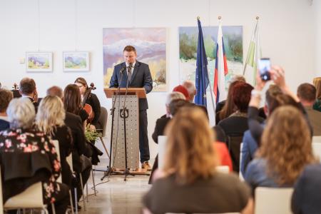 Slavnostni govorec ob občinskem prazniku, podžupan Andrej Erjavec