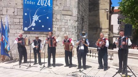 Na Mednarodnih dnevih kulturne različnosti v Zadru barve Slovenije zastopal Harmonikarski orkester KD Prežihov Voranc