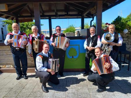 Na Mednarodnih dnevih kulturne različnosti v Zadru barve Slovenije zastopal Harmonikarski orkester KD Prežihov Voranc