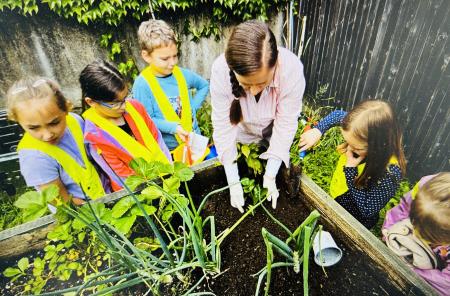 Učenje na prostem na OŠ Prežihovega Voranca