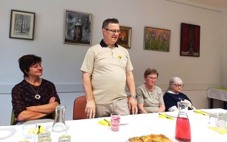 Ob zaključku dobrodelne akcije »Tečem, da pomagam«