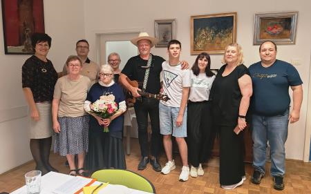 Ob zaključku dobrodelne akcije »Tečem, da pomagam«