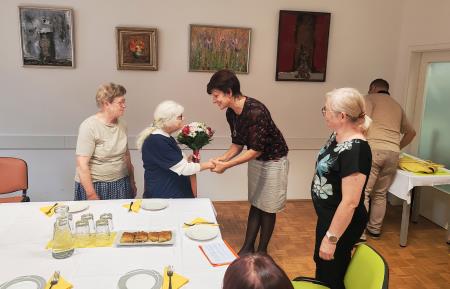 Ob zaključku dobrodelne akcije »Tečem, da pomagam«