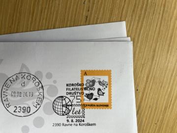 V počastitev 75-letnice delovanja društva in 150-letnice Svetovne poštne zveze