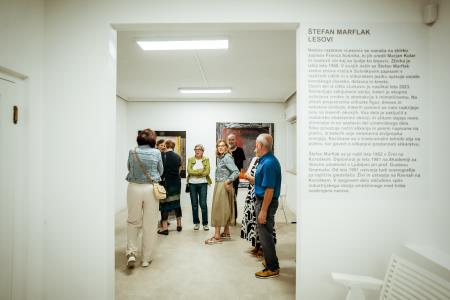 Štefan Marflak in Andrej Rozman Roza:  ob razstavi Lesovi