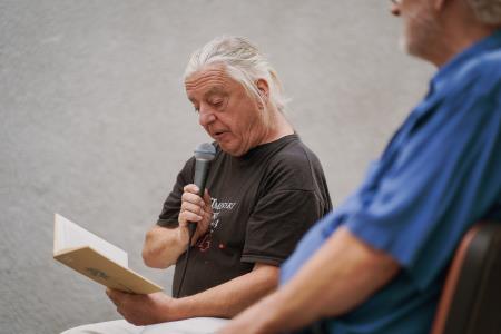 Štefan Marflak in Andrej Rozman Roza:  ob razstavi Lesovi
