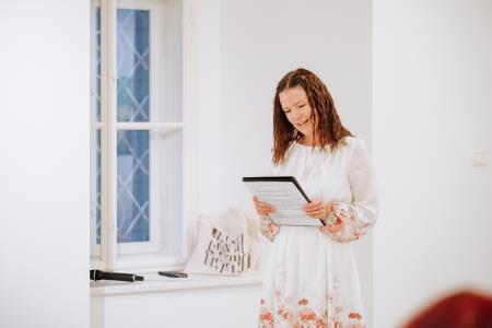 Boris Kobal v knjižnici Ravne