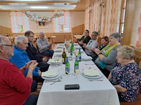 Srečanje članov programa Starejši za starejše z županom