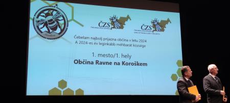 Občina Ravne na Koroškem čebelam najprijaznejša občina