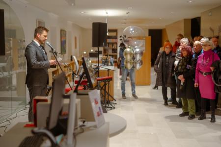 75 let knjižnice: Odprtje prenovljenih prostorov