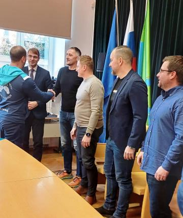 Sprejem mladinskih državnih prvakov v boksuSprejem mladinskih državnih prvakov v boksu