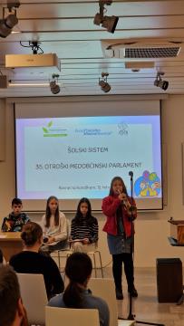 35. Medobčinski otroški parlament