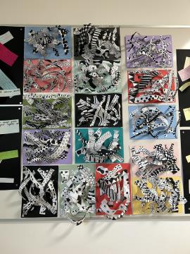 Pisanje in umetnost z roko v roki: razstava prepisanih odlomkov in papirnatih skulptur