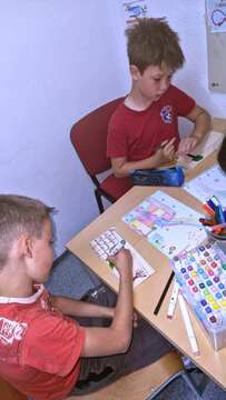 V šoli Kotlje ustvarjali panjske končnice