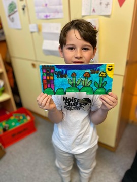 V šoli Kotlje ustvarjali panjske končnice