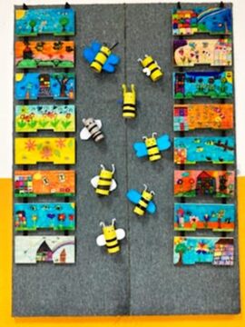 V šoli Kotlje ustvarjali panjske končnice