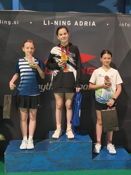  Zaključni turnir mladinske Li-Ning lige: Zmagovalka med dekleti je Lia Duler