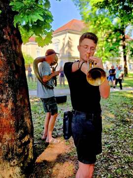 Zvoki jazza v nedeljo dopoldan v Grajskem parku