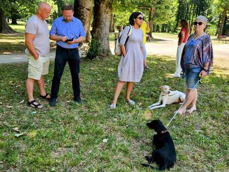 Zvoki jazza v nedeljo dopoldan v Grajskem parku