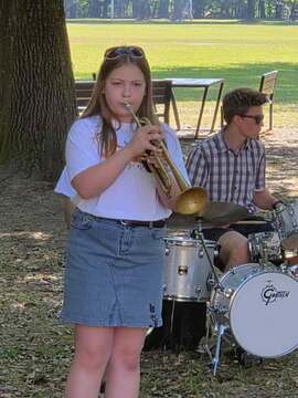 Zvoki jazza v nedeljo dopoldan v Grajskem parku
