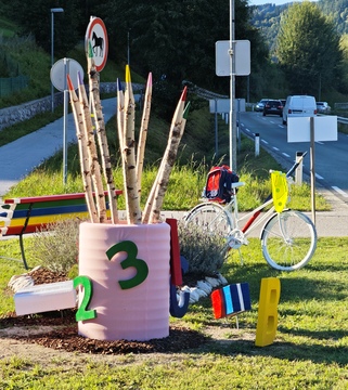 Kreacija za prvi šolski dan na Brdinjah