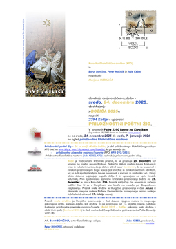 KOTLJE-KFD-Božič205-MEDIJII-OBVESTILO-Filatelija-OBJAVA-051225.