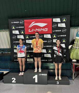 5. mladinski Li-Ning turnir: štiri medalje za BK Karizma